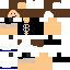 Скин Minecraft «PolarHunter_34A41A»