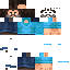 Скин Minecraft «GhostNomad_4CA1D7»