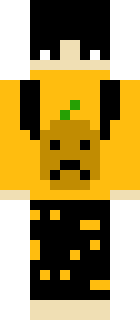Скин Minecraft «airambackwards» — вид спереди