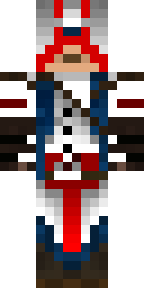 Скин Minecraft «aShelovr» — вид спереди