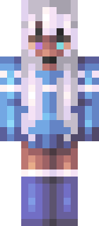 Скин Minecraft «AsteriaKiss» — вид спереди