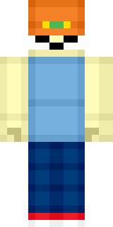 Скин Minecraft «AtomicPotato» — вид спереди