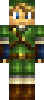 Скин Minecraft «Authion» — вид спереди