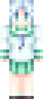 Скин Minecraft «AvavaAvA612» — вид спереди