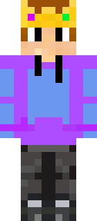 Скин Minecraft «bansmc» — вид спереди