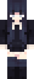 Скин Minecraft «bbyfifi» — вид спереди