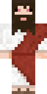 Скин Minecraft «bIocked» — вид спереди