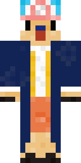Скин Minecraft «Bishounenjump» — вид спереди