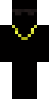 Скин Minecraft «BLCKSTR» — вид спереди
