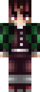 Скин Minecraft «boubou974» — вид спереди