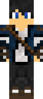 Скин Minecraft «CaptMian» — вид спереди