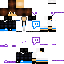 Скин Minecraft «NeonDrifter_CFD60A»