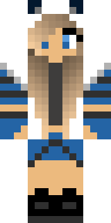 Скин Minecraft «chloewilkn» — вид спереди