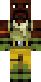 Скин Minecraft «ChunkyDMunky» — вид спереди
