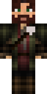 Скин Minecraft «CristianoBanana» — вид спереди