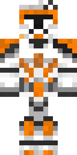 Скин Minecraft «crumbledgoldfish» — вид спереди