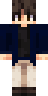 Скин Minecraft «DewYah» — вид спереди