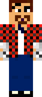 Скин Minecraft «DrNickB» — вид спереди