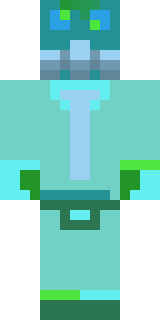 Скин Minecraft «FLUDS» — вид спереди