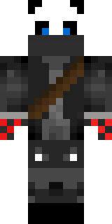 Скин Minecraft «FortrixHD» — вид спереди