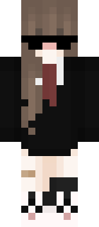 Скин Minecraft «HandsomeGirl_Jie» — вид спереди