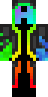 Скин Minecraft «Hellikait» — вид спереди