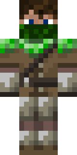 Скин Minecraft «hundfine» — вид спереди