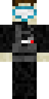 Скин Minecraft «ItsDiver» — вид спереди