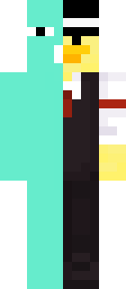 Скин Minecraft «KMYxSOVTS» — вид спереди