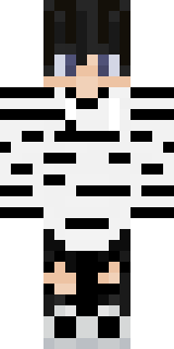 Скин Minecraft «LittleHappyZebra» — вид спереди