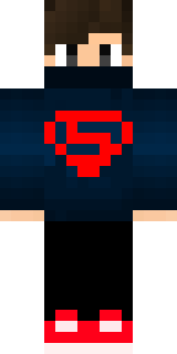 Скин Minecraft «Logicomic» — вид спереди