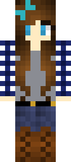 Скин Minecraft «LunaMayRose» — вид спереди