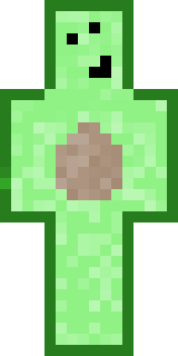 Скин Minecraft «MisterPickman» — вид спереди
