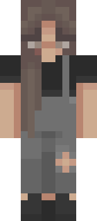 Скин Minecraft «NastyaEx» — вид спереди