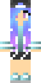 Скин Minecraft «nicoleanya» — вид спереди