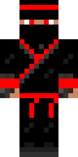 Скин Minecraft «Ninja_212» — вид спереди