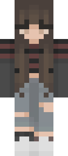 Скин Minecraft «Nonkiii» — вид спереди
