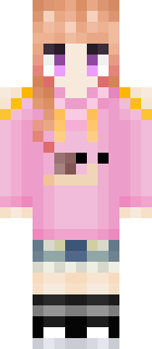 Скин Minecraft «nuinui17» — вид спереди