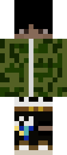 Скин Minecraft «o490» — вид спереди