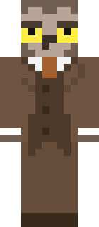 Скин Minecraft «OwOwl» — вид спереди