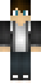 Скин Minecraft «PandoraCrafter» — вид спереди
