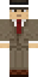 Скин Minecraft «PercLovr» — вид спереди