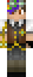 Скин Minecraft «pipXD» — вид спереди
