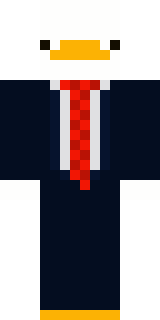 Скин Minecraft «PlayerJarGoose», вид спереди