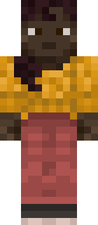 Скин Minecraft «Porcelanowaa» — вид спереди