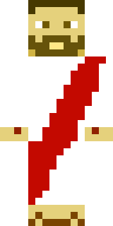 Скин Minecraft «PowerChicken253» — вид спереди