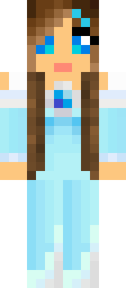 Скин Minecraft «radiantresa» — вид спереди