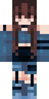 Скин Minecraft «RaeTheSlay» — вид спереди
