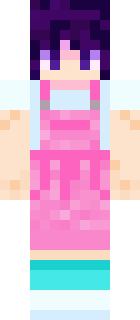 Скин Minecraft «Rainabow» — вид спереди
