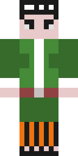 Скин Minecraft «rubbang» — вид спереди